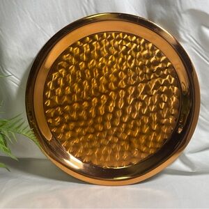 Coppercraft Guild Vintage Round Tray 12”